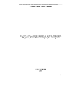 CIRCUITO ITALIANO DE TURISMO RURAL, COLOMBO