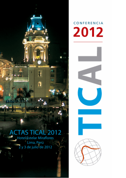actas tical 2012 - tical2014