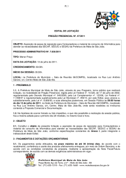 Aquisi&ccedil;&atilde;o de pe&ccedil;as de reposi&ccedil;&atilde;o para Computadores e material