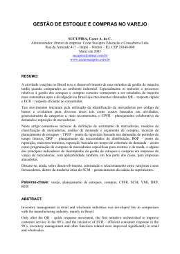 GESTAO DE ESTOQUE E COMPRAS NO VAREJO