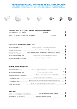 Manual de Instala&ccedil;&atilde;o da Linha Pratic