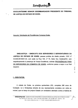 4593596 - Sindjusti&ccedil;a GO
