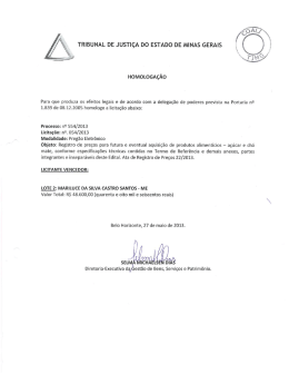 Licita&ccedil;&atilde;o n&ordm; 057A/2013