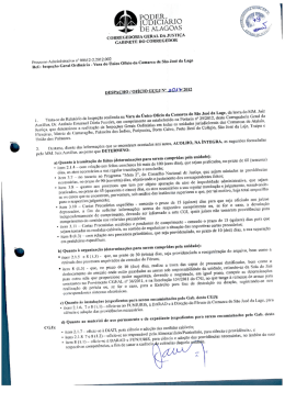 Despacho\determinações do Corregedor Geral da Justiça
