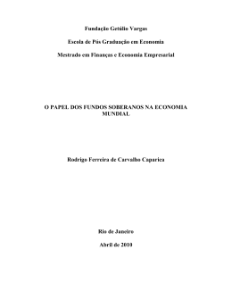 Funda&ccedil;&atilde;o Get&uacute;lio Vargas Escola de P&oacute;s Gradua&ccedil;&atilde;o em Economia