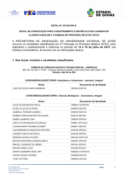 A PR&Oacute;-REITORIA DE GRADUA&Ccedil;&Atilde;O DA UNIVERSIDADE