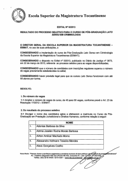 Escola Superior da Magistratura Tocantinense