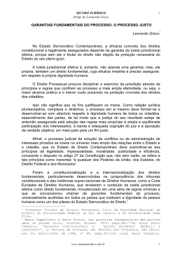 Processo Justo_Leonardo Greco