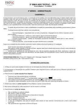 SIMULADO TECPUC - CADERNO 04