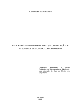 estacas hélice segmentada - Biblioteca Digital de Teses e