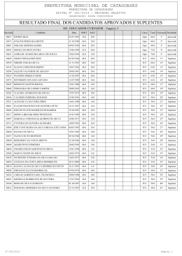 Resultado Final - &Aacute;gora Consultoria