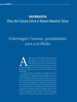 Enfermagem Forense: possibilidades para a profiss&atilde;o - coren-sp