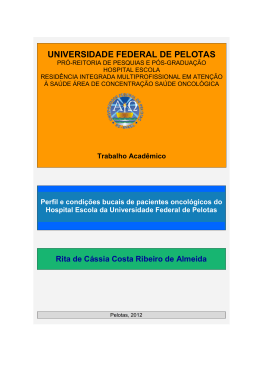 UNIVERSIDADE FEDERAL DE PELOTAS - UFPel/FAU