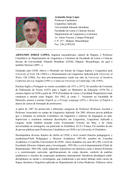 Armando Jorge Lopes Professor Catedrático