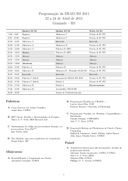 Programa&ccedil;&atilde;o em formato PDF