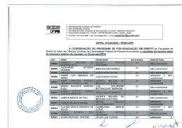 resultado da terceira etapa do processo seletivo de