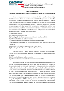 Federa&ccedil;&atilde;o Nacional dos Estudantes de Administra&ccedil;&atilde;o FENEAD