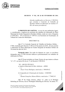 Decreto N. 562 de 26/02/2014