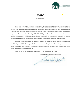 projecto de regulamento dos resíduos sólidos urbanos