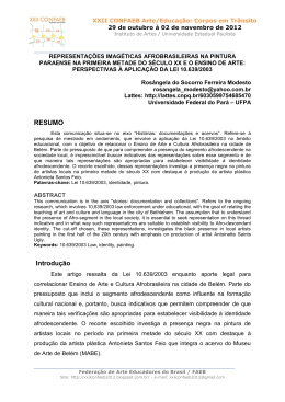 RESUMO Introdu&ccedil;&atilde;o