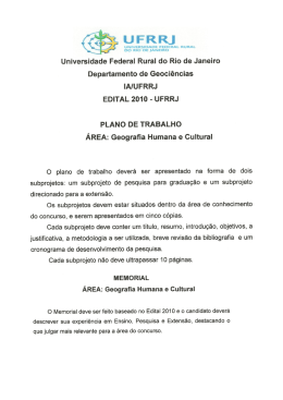 Geografia Humana e Cultural