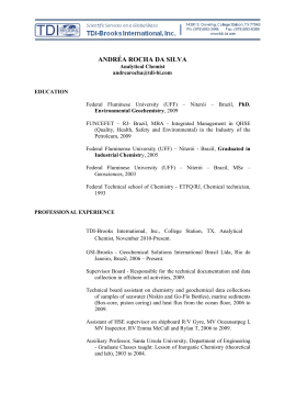 ANDR&Eacute;A ROCHA DA SILVA - TDI-Brooks International, Inc.