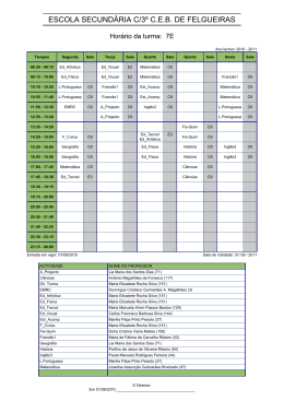 ESCOLA SECUND&Aacute;RIA C/3&ordm; C.E.B. DE FELGUEIRAS