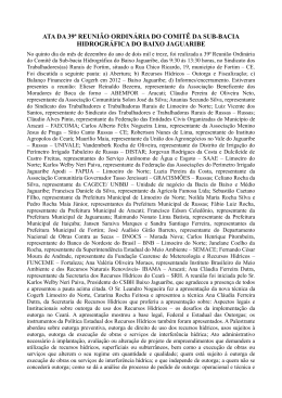 05.12.13 ata da 39&ordf; reuni&atilde;o ordin&aacute;ria do comit&ecirc; da sub