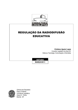regulação da radiodifusão educativa