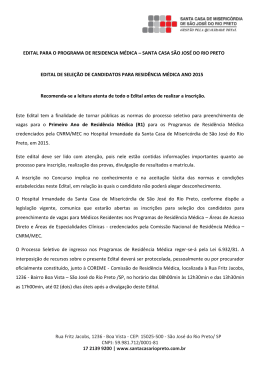 Rua Fritz Jacobs, 1236 - Boa Vista - CEP: 15025-500