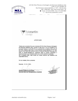 MTJ Rio Preto Pinturas e Montagens de Estruturas Met&aacute;licas Ltda