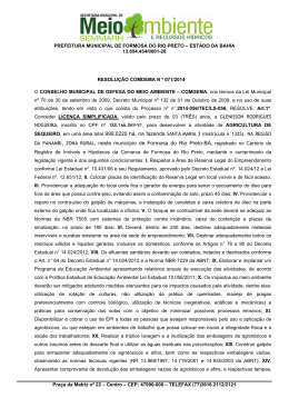 Resolução COMDEMA Nº071/2014 - Portal da Prefeitura Municipal