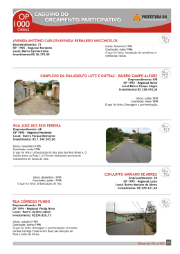 rua c&oacute;rrego fundo conjunto mariano de abreu rua jos&eacute; dos reis