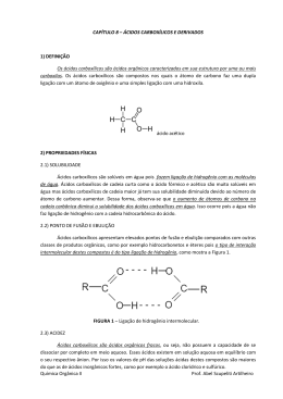 Química Orgânica II Prof. Abel Scupeliti Artilheiro CAPÍTULO 8
