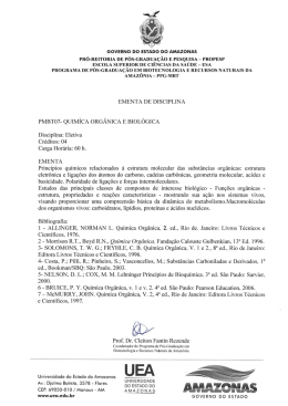 Química Orgânica e Biológica