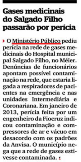 Gases medicinais do Salgado Filho passar&atilde;o por policia