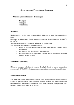 Segurança nos Processos de Soldagem