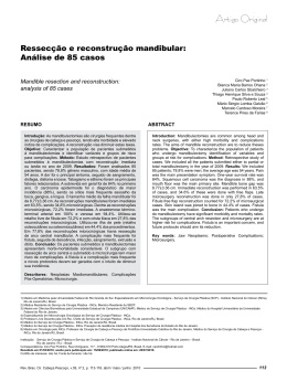 Artigo 07 - Sociedade Brasileira de Cirurgia de Cabeça e Pescoço
