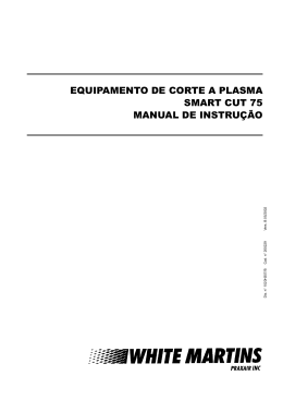 EQUIPAMENTO DE CORTE A PLASMA SMART CUT