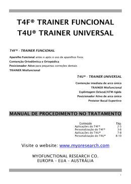 T4F® TRAINER FUNCIONAL T4U® TRAINER