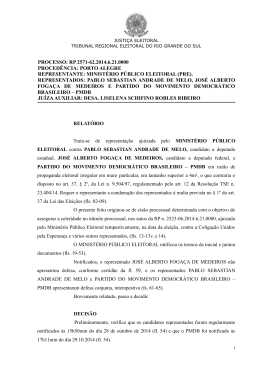 Rp 2571-62 - Tribunal Regional Eleitoral do Rio Grande do Sul