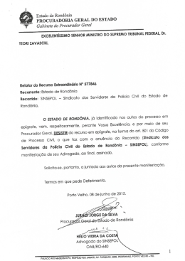 Estado de Rond&ocirc;nia