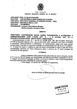 APELA&Ccedil;&Atilde;O civEL N&deg; somaram-sms RELATOR z Juiz ANTONIO