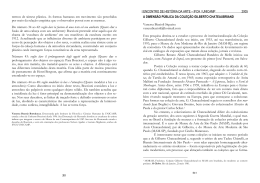 A Dimens&atilde;o P&uacute;blica da Cole&ccedil;&atilde;o Gilberto Chateaubriand