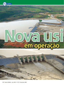 Nova usina em operação