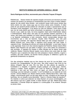 INSTITUTO NZINGA DE CAPOEIRA ANGOLA