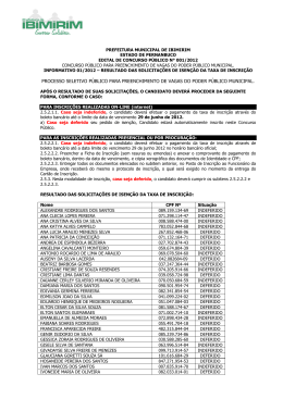 Informativo 001