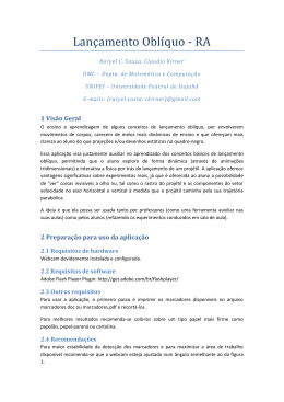 Lan&ccedil;amento Obl&iacute; quo - RA