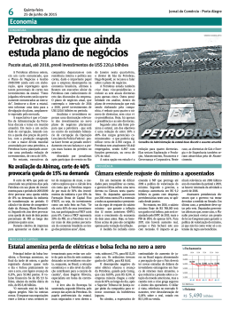 Petrobras diz que ainda estuda plano de negócios