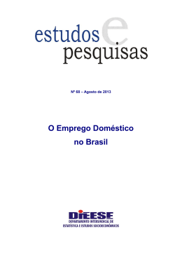 Emprego Dom&eacute;stico no Brasil